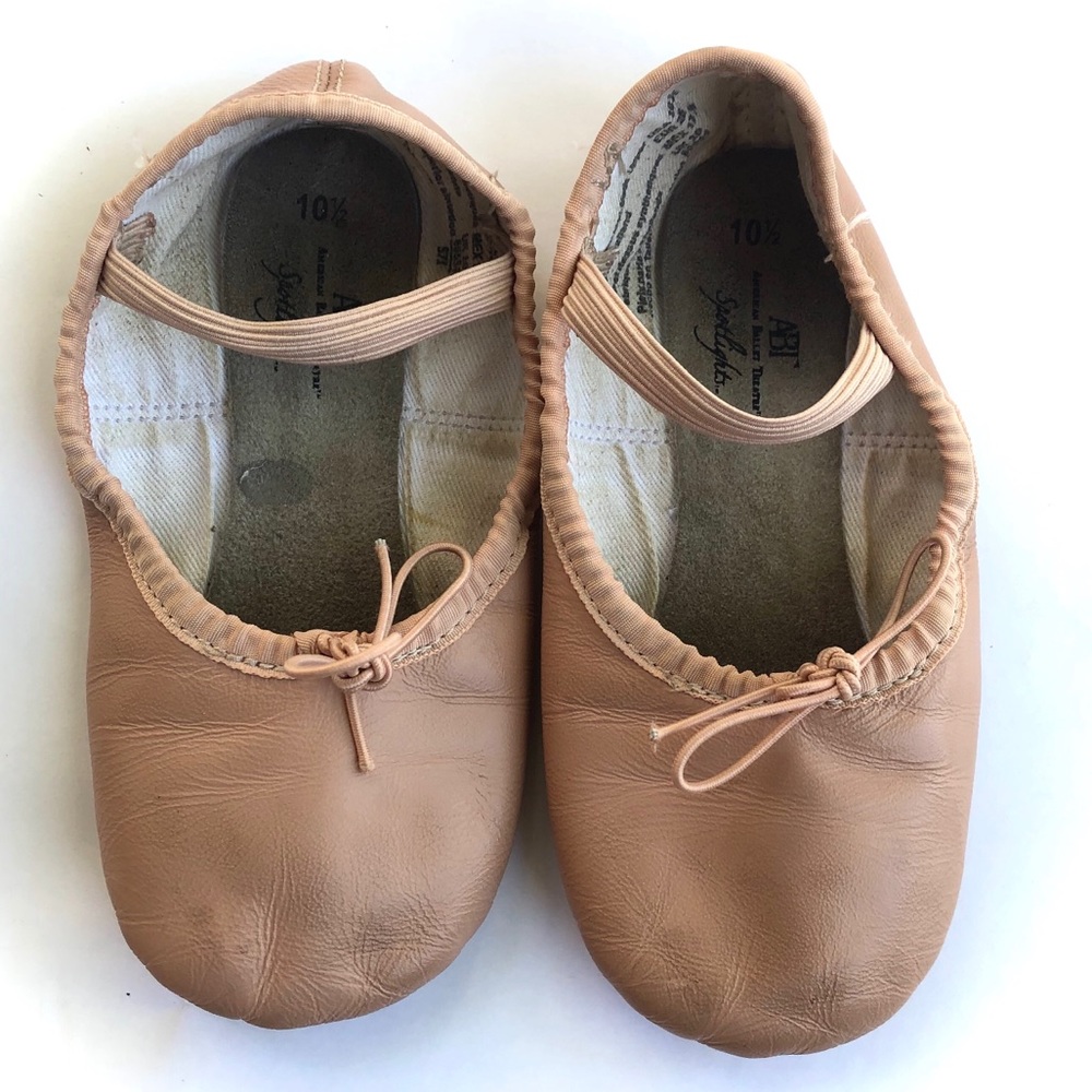 ABT leather ballet slippers - size 10.5